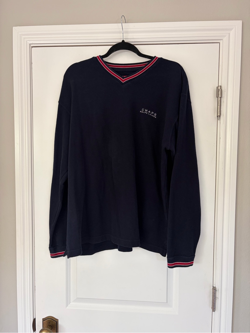 Vintage Chaps Ralph Lauren Navy Sweater